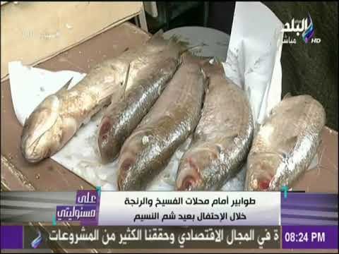 على مسئوليتي - طوابير أمام محلات الفسيخ والرنجة خلال الإحتفال بعيد شم النسيم