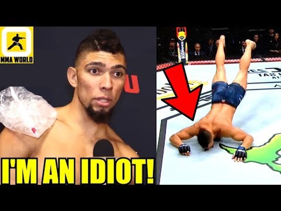 Johnny Walker reacts to his FAILED Post-Fight Celebration at UFC 235,Ben Askren,Woodley,Colby