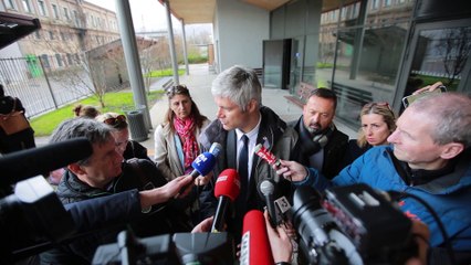 Laurent Wauquiez dans le quartier Mistral à Grenoble