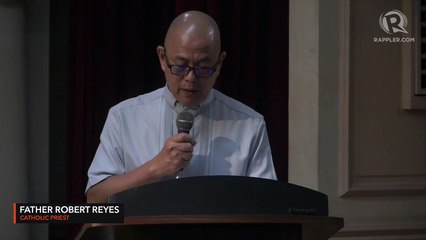 Fr Robert Reyes says death threats vs priests began with Duterte