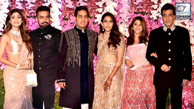 Celebs At Akash Ambani's Wedding Reception Red Carpet