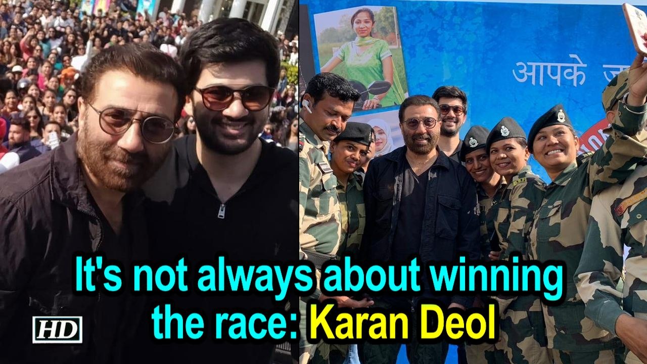 It's not always about winning the race: Karan Deol