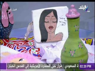 ست الستات - شاهد .. مصممة تبدع في رسم زينة رمضان على الملابس