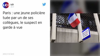 Paris. Une policière accidentellement tuée par un de ses collègues, le suspect en garde à vue.