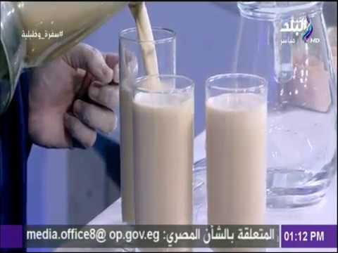 سفرة و طبلية - عصير الفطار النهارده دوم باللبن مع الشيف هالة فهمي