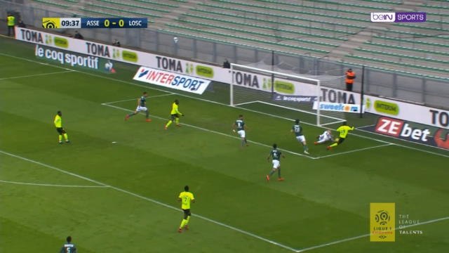 كرة قدم: نيكولاس بيبي يقود فريق ليل للفوز أمام سانت إتيان