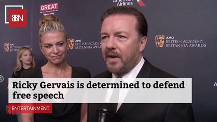 Ricky Gervais Is Not Changing His Controversial Speech