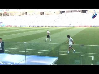 المنتخب الوطنى يواجه السعودية فى مباراة وداع المونديال