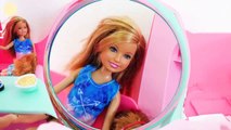 Rose Motor-Home Caravane pour les Poupées Barbie Karavan beaux Barbie Caravane de bonecas