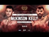 LIVE BOXING! - MTK GLOBAL PRESENTS ... 'FIGHT NIGHT BRENTWOOD' (McKINSON v KELLY & FEAT. ISAAC LOWE)
