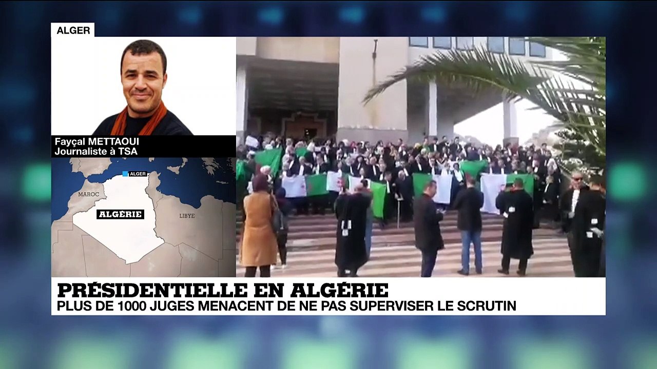 Plus de 1000 juges menacent de ne pas superviser le scrutin présidentiel algérien