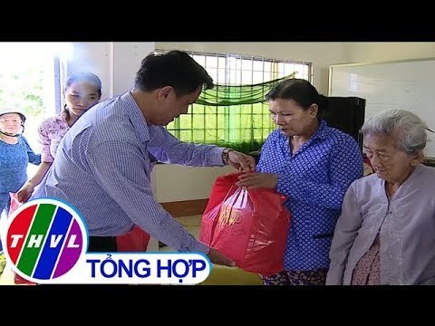 THVL | Ông Lưu Thành Công tặng quà cho hộ nghèo huyện Trà Ôn