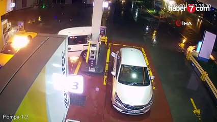 Akaryakıt istasyonunda dehşet anları kamerada - Video 7