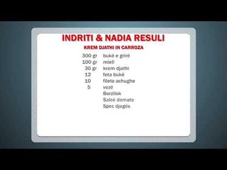 Sfida e gatimit - Receta - Krem djathi in carroza (04 mars 2019)