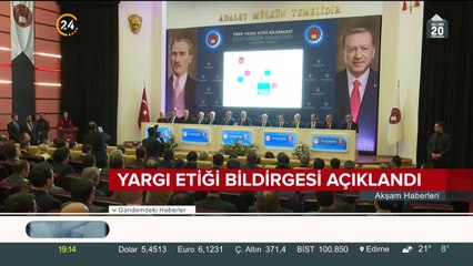 Türk Yargı Etiği Bildirgesi açıklandı