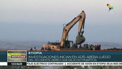 Mantienen la búsqueda de restos del avionazo en Eriopía