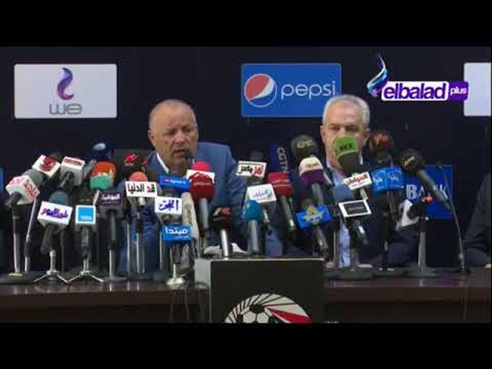 صدى البلد - مؤتمر صحفى لتقديم المكسيكي خافيير أجيري المدير الفني الجديد للمنتخب الوطني