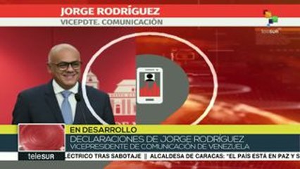 Jorge Rodríguez: Derrotaremos este artero ataque al sistema eléctrico