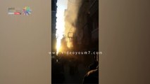 حريق هائل فى الغربية بسبب انفجار ماسورة غاز