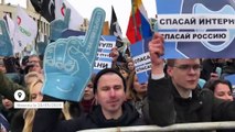 Russie : une manifestation contre un internet indépendant des serveurs étrangers