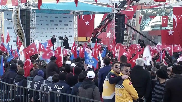 AK Parti mitingi - Bakan Turhan ve Eski AB Bakanı Bağış - HAKKARİ