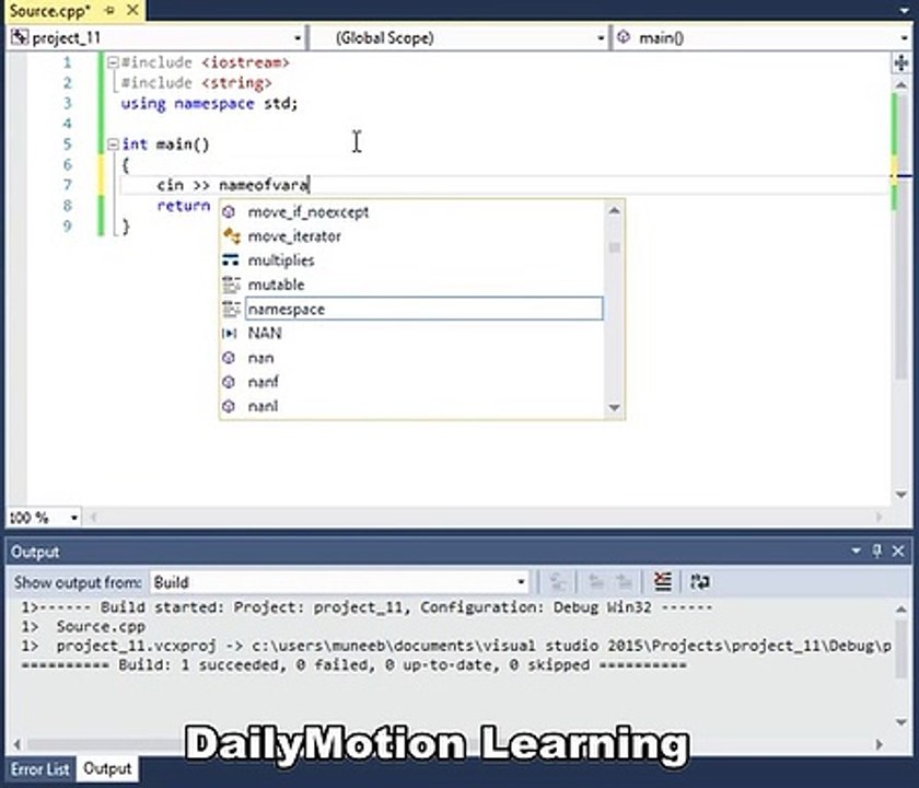 How to take data from user in C++ (cin keyword) (Urdu_Hindi) (2019) - [Medium quality and size]