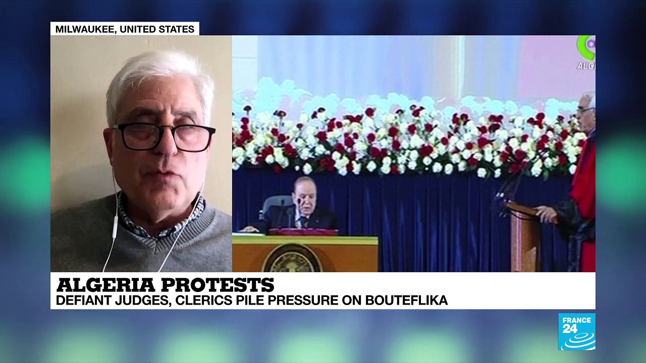 Algeria protests: Defiant judges, clerics pile...