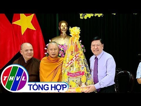 THVL | Bí thư Tỉnh ủy tiếp Ban trị sự giáo hội Phật giáo Việt Nam tỉnh Vĩnh Long đến chúc Tết