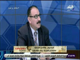 حقائق واسرار -  د. طارق فهمي: الكتاب المأخوذ عنه فيلم "الملاك" به الكثير من الأخطاء المهنية الفادحة