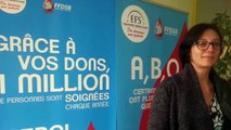 Stephanie Larrere de l'EFS Centre-Atlantique s'inquiète de l'âge des donneurs de sang en Berry