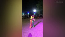 Girl Shows Off Bizarre Dance Moves