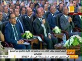 صدى البلد - الرئيس السيسي ممازحا محافظ الاسماعيلية «احنا هنقعد نصقف للصبح »