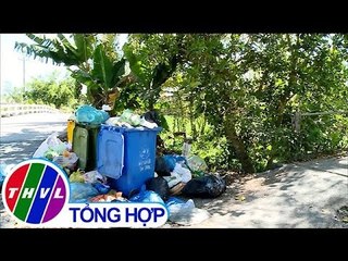 THVL | Bãi rác tự phát trước Bia truyền thống cách mạng Cây Sao