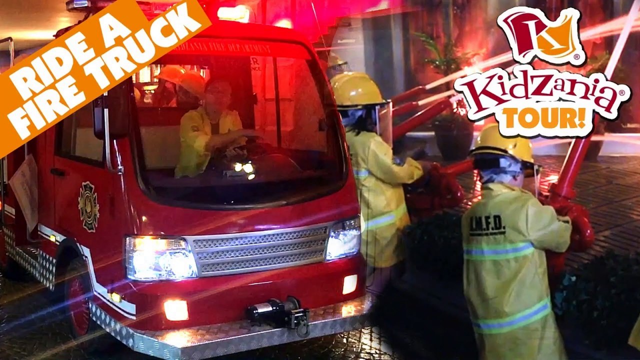 FIRE TRUCK Ride at Kidzania Manila Indoor Amusement Theme Park || Keiths Toy Box