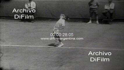 Roy Emerson defeats Manuel Santana - Davis Cup 1967