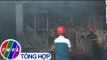 THVL | Cháy lớn tại chợ Cầu Long Thuận ở Tây Ninh ngày mùng 3 tết