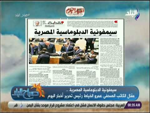 صباح البلد - عمرو الخياط يكتب .. «سيمفونية الدبلوماسية المصرية»