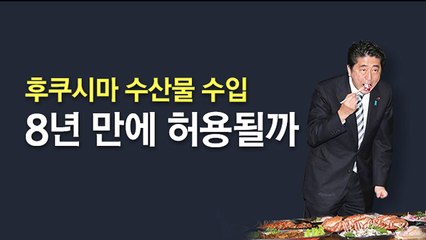 8년 만에 후쿠시마 수산물 수입될까 / YTN