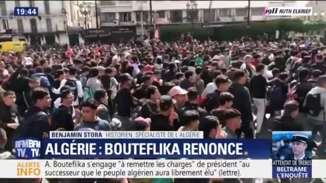 Algérie: l'historien Benjamin Stora estime que le renoncement de Bouteflika est un tournant dans l'histoire algérienne