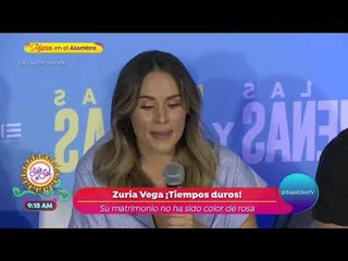 Zuria Vega recordó la pérdida de su primer bebé | Sale el Sol