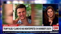 Donald Trump falsely claims he was misinterpreted on Warmbier's death. #DonaldTrump #News #ErinBurnett @ErinBurnett