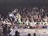 ECW - Chris Benoit Superbombs Sabu Through a Table which has