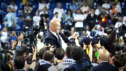 La vidéo officielle du Real Madrid pour le retour de Zinédine Zidane !