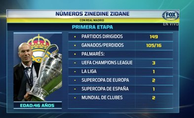 La Liga: Los números de Zidane con el Real Madrid