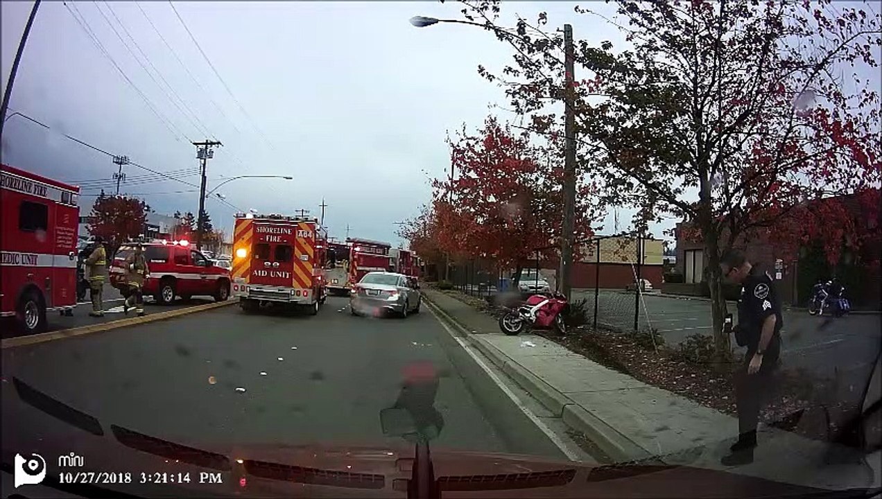Slippery Streets in Seattle Cause Crash