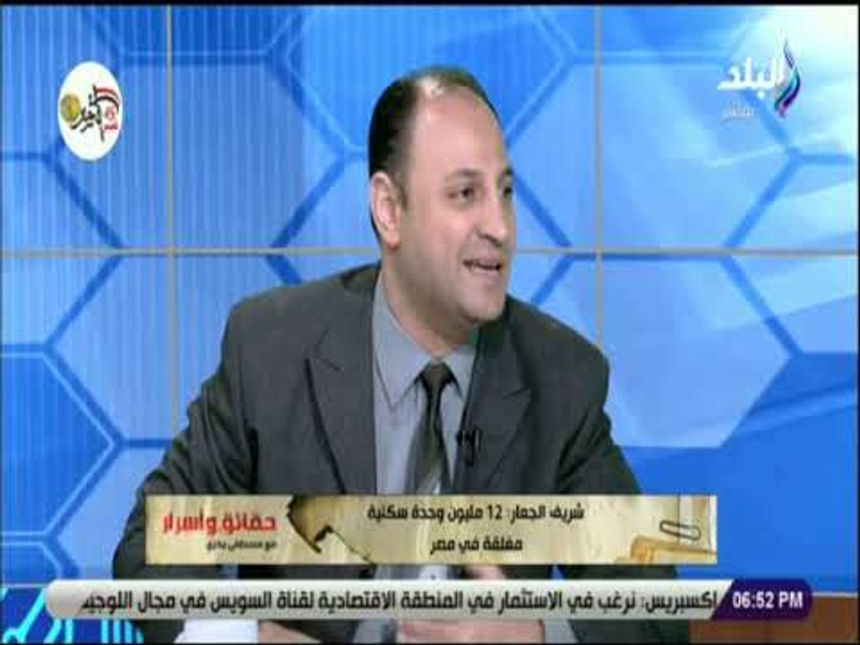 حقائق واسرار - شريف الجعار: مشروع القانون المقدم للبرلمان بشأن المساكن القديمة باطل دستوريا