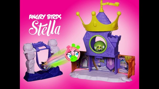 Angry Birds Stella Piggy Palace Telepods Playset Game - Unboxing Demo Review