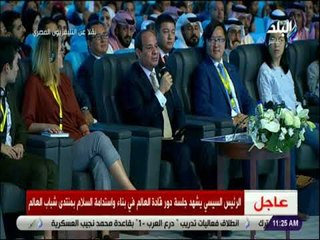 صدى البلد  - الرئيس السيسي : رؤية القيادات السياسية من العوامل التي تؤثر على عمليات السلام