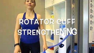 Shoulder Rotator Cuff Strain Injuries: In / Out Rotation With Resisted Movement