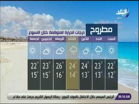 صباح البلد - تعرف علي درجات الحرارة وحالة الجو